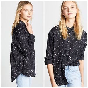 Madewell Oversized Ex-Boyfriend Star Print Shirt